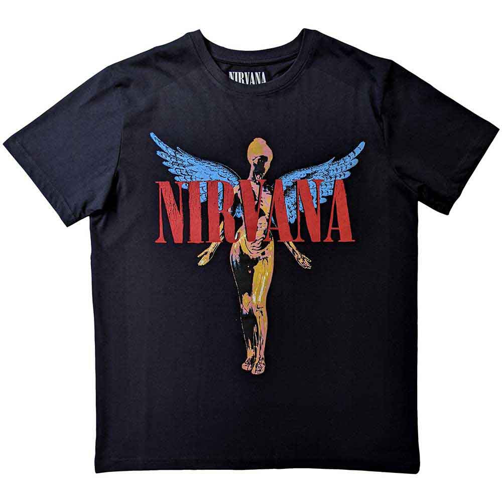 NIRVANA “Angelic” バンドTシャツ(ブラック)