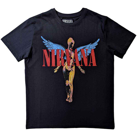 NIRVANA “Angelic” バンドTシャツ（ブラック）
