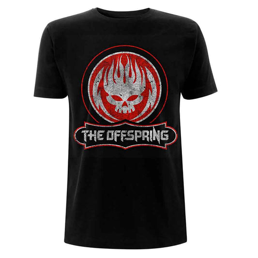 The Offspring “Distressed Skull” バンドTシャツ（ブラック）
