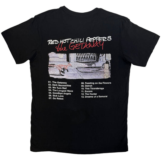 Red Hot Chili Peppers “The Getaway” Tracklist バンドTシャツ（ブラック）