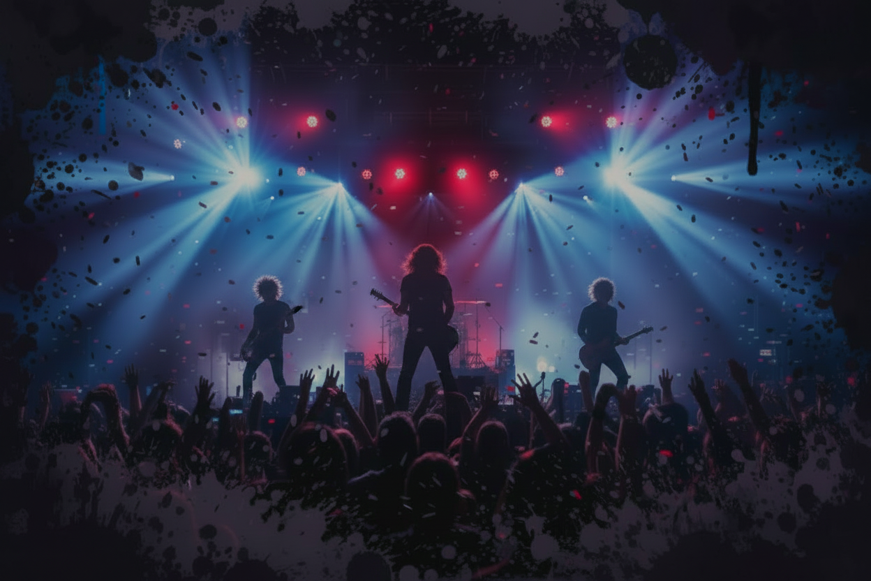 Rock Band Swapped Positions